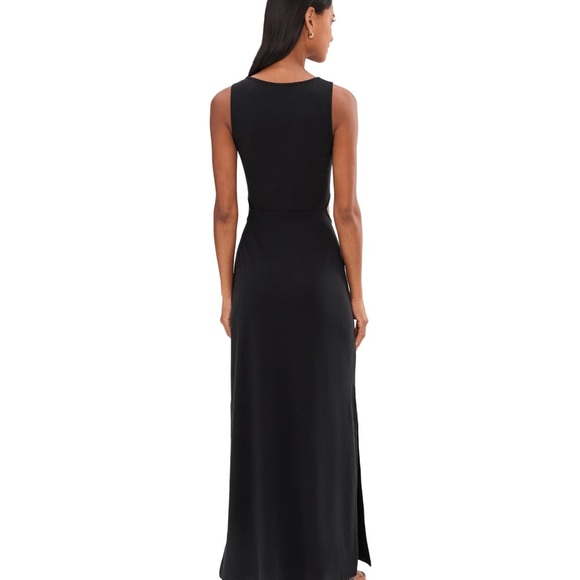 Beyond Yoga Around The World Cutout Front Twist Maxi Dress Black XS - Picture 4 of 10